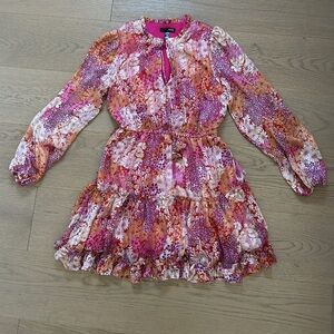 Short AQUA Floral Dress